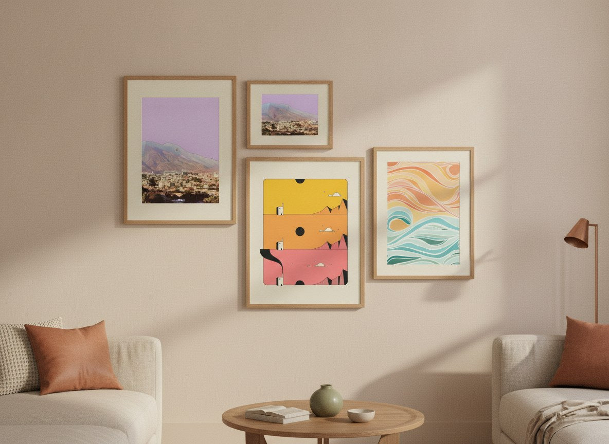 Coastal Horizon Dreams Gallery Wall Set arrangement