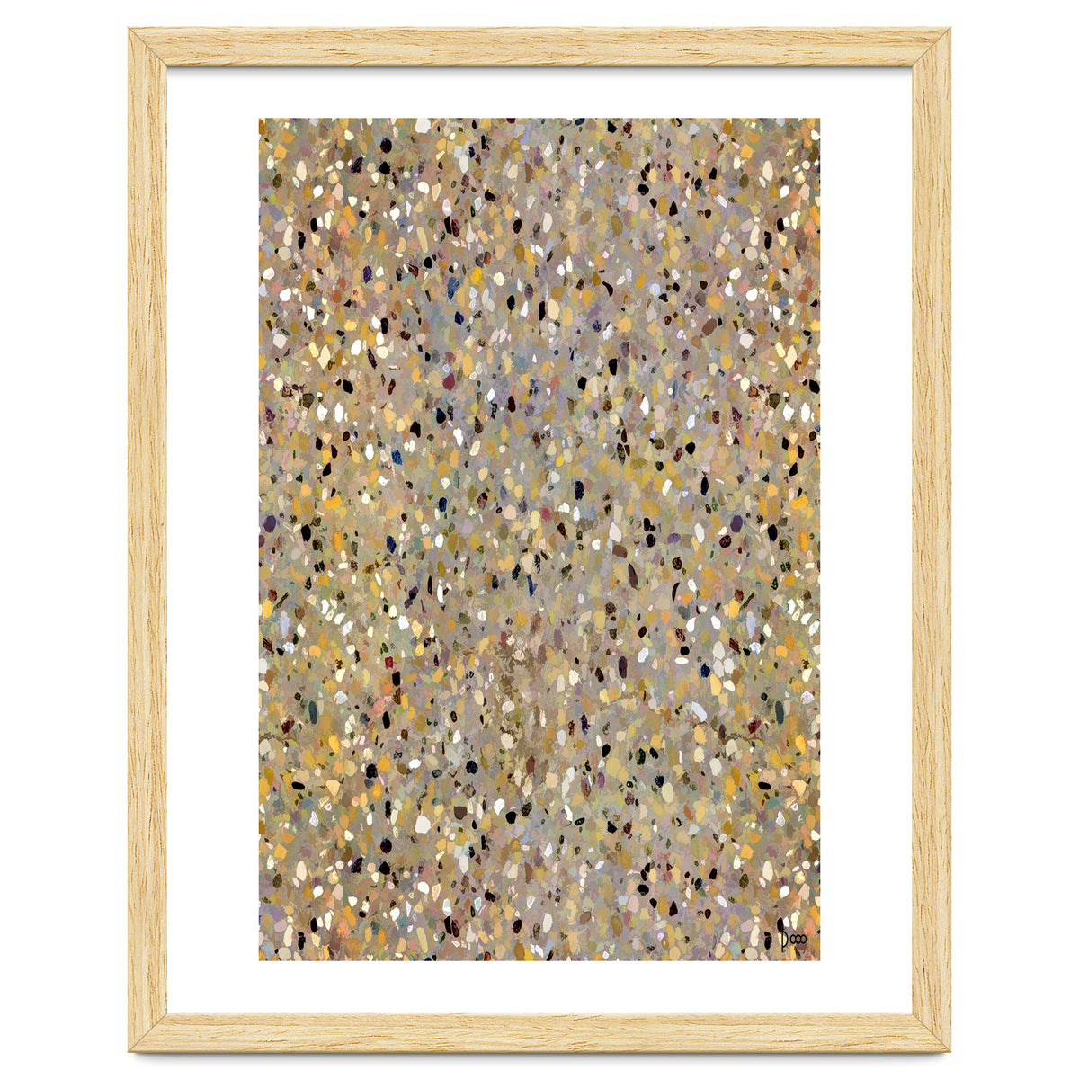 Golden Brown Terrazzo
