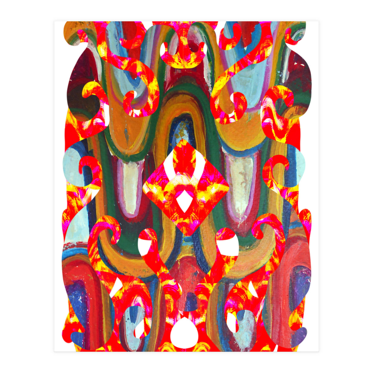 Pop Abstract Asimetrico 29 Copia (Print Only)