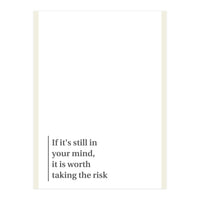 TAKING THE RISK (Print Only)