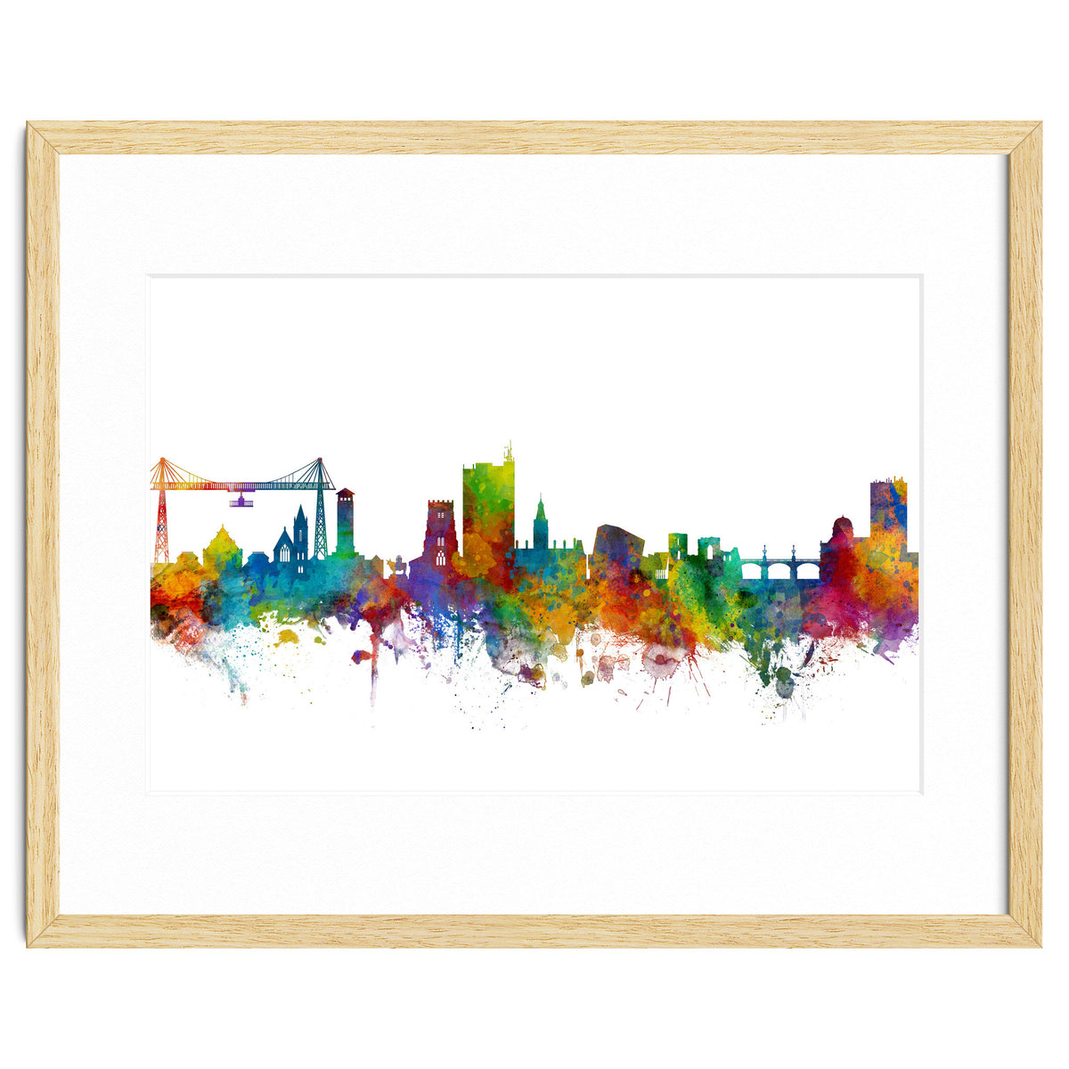 Newport Wales Skyline