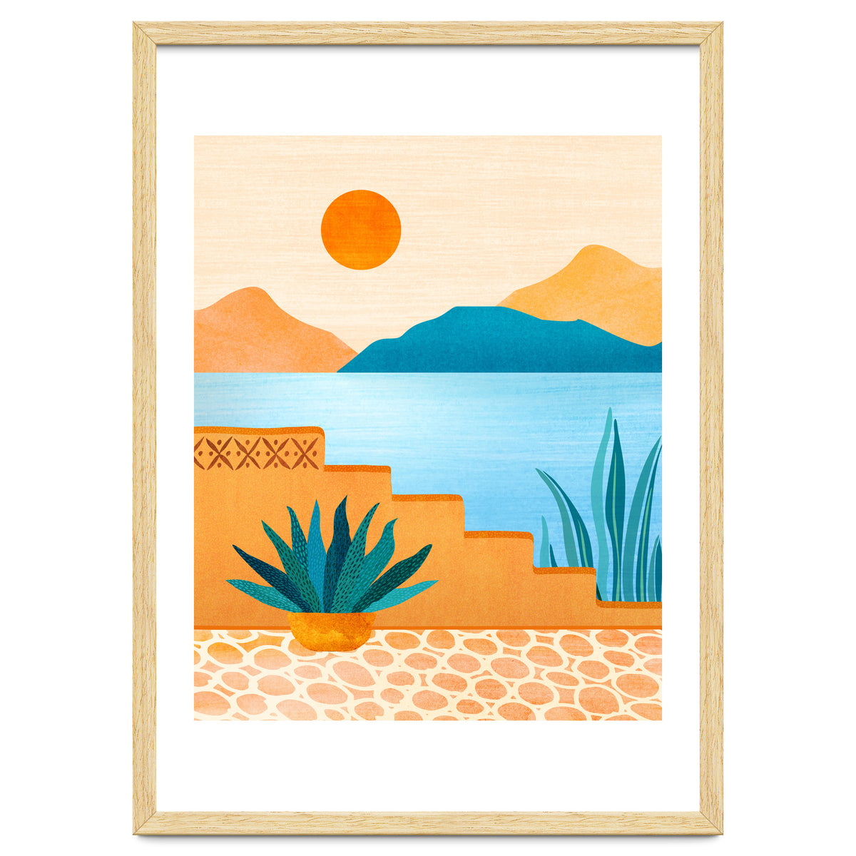 Baja Landscape Illustration