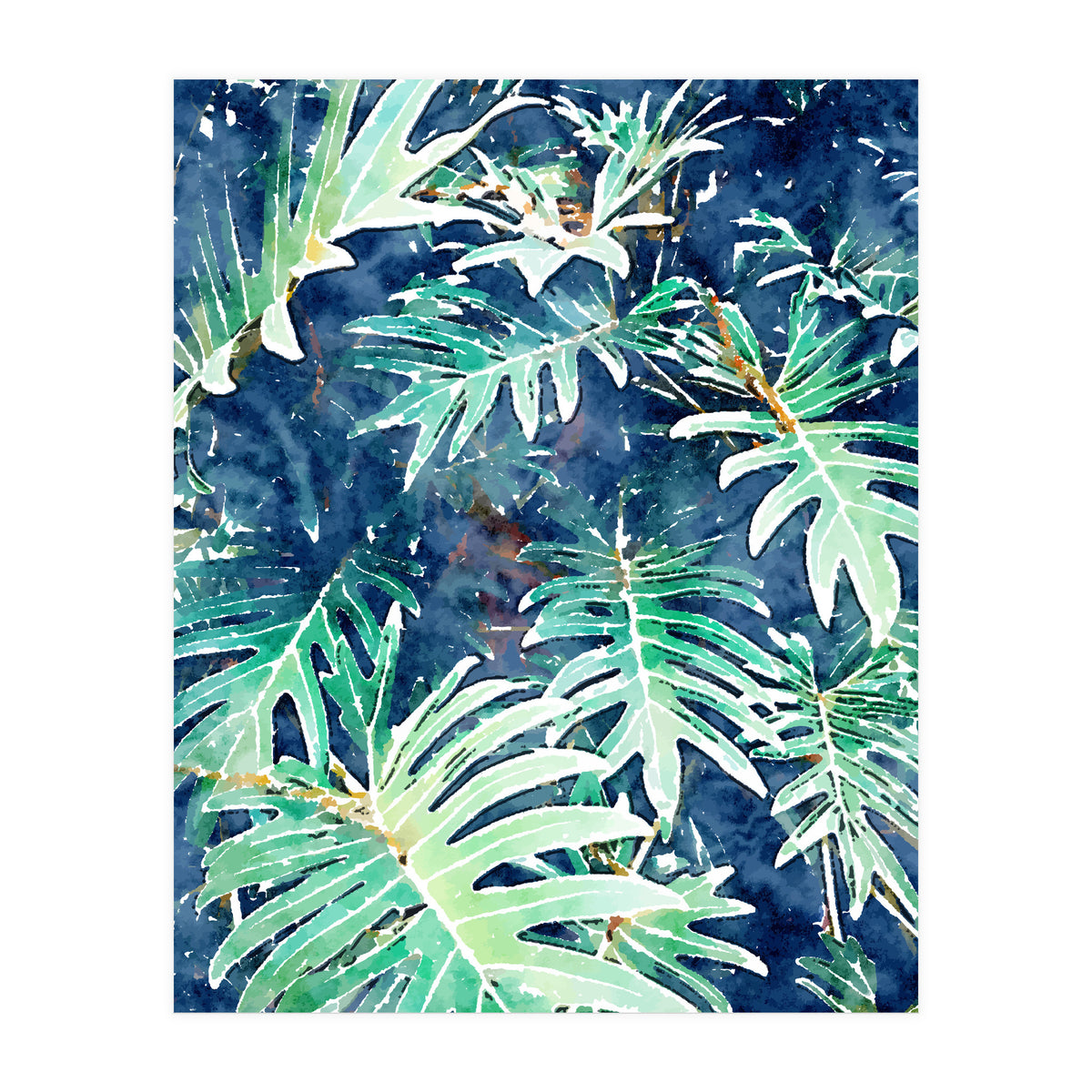 Rain + Leaves (Print Only)