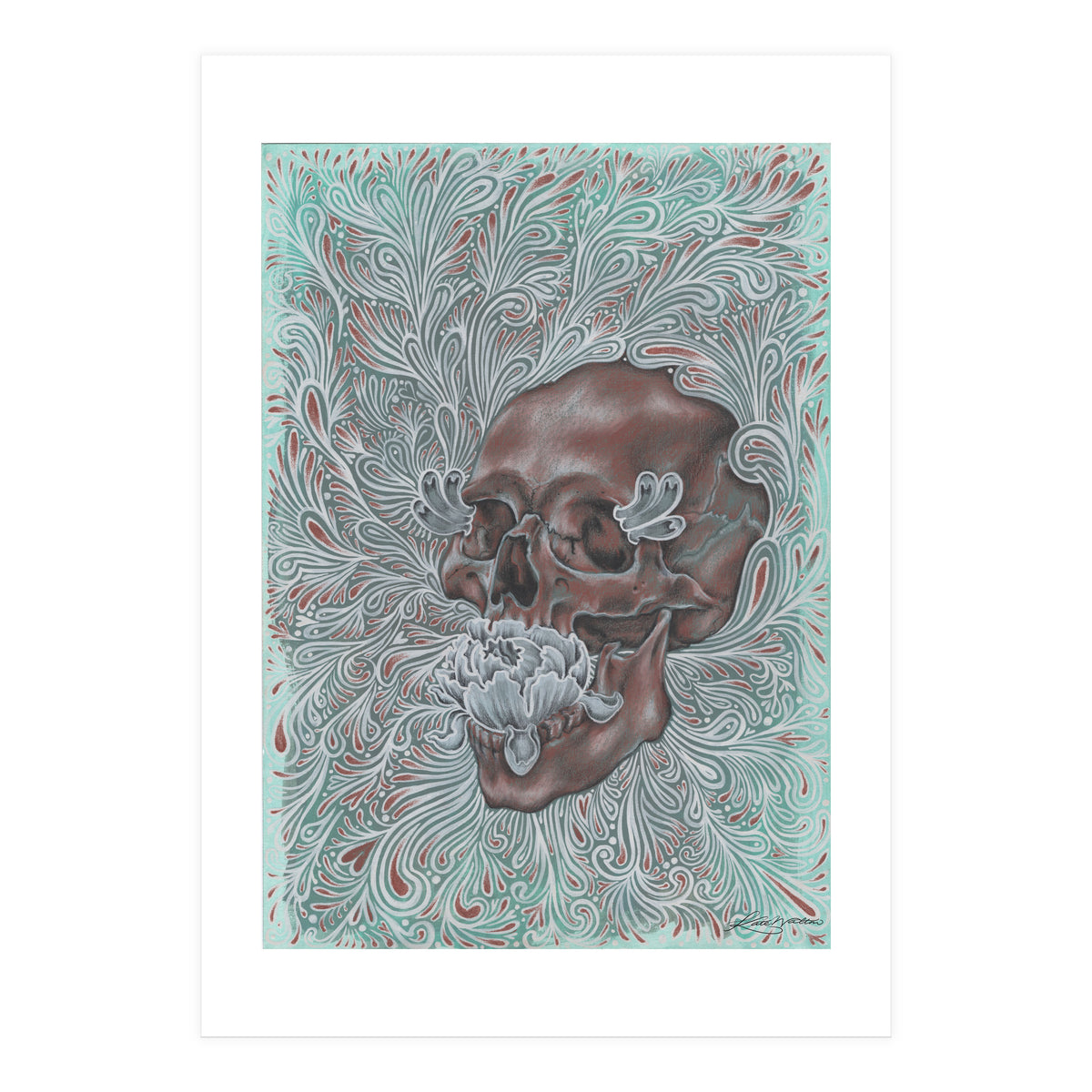 Faded Copper Peony (Print Only)