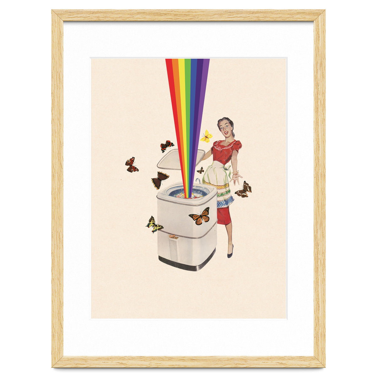 Rainbow Washing Machine