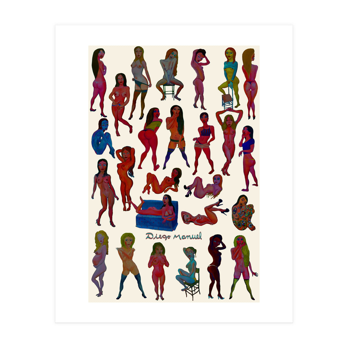 Chicas 3d 20 (Print Only)