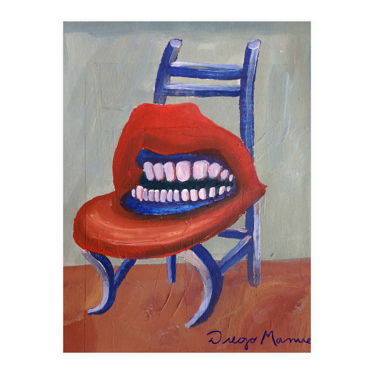 Mouth chair (Print Only)