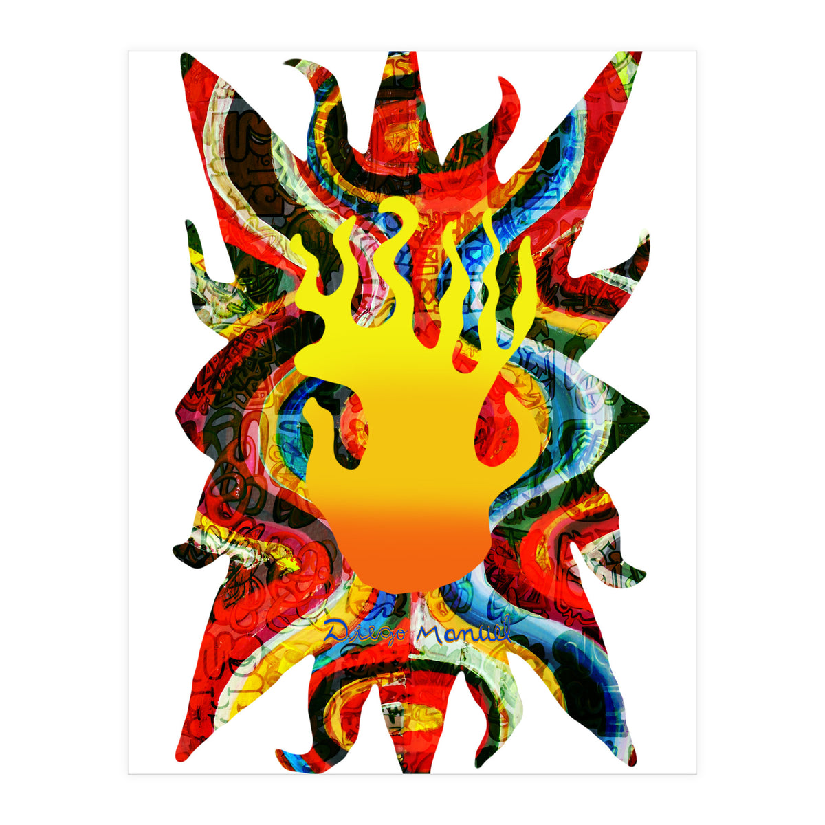 Fuego 17 Copia (Print Only)