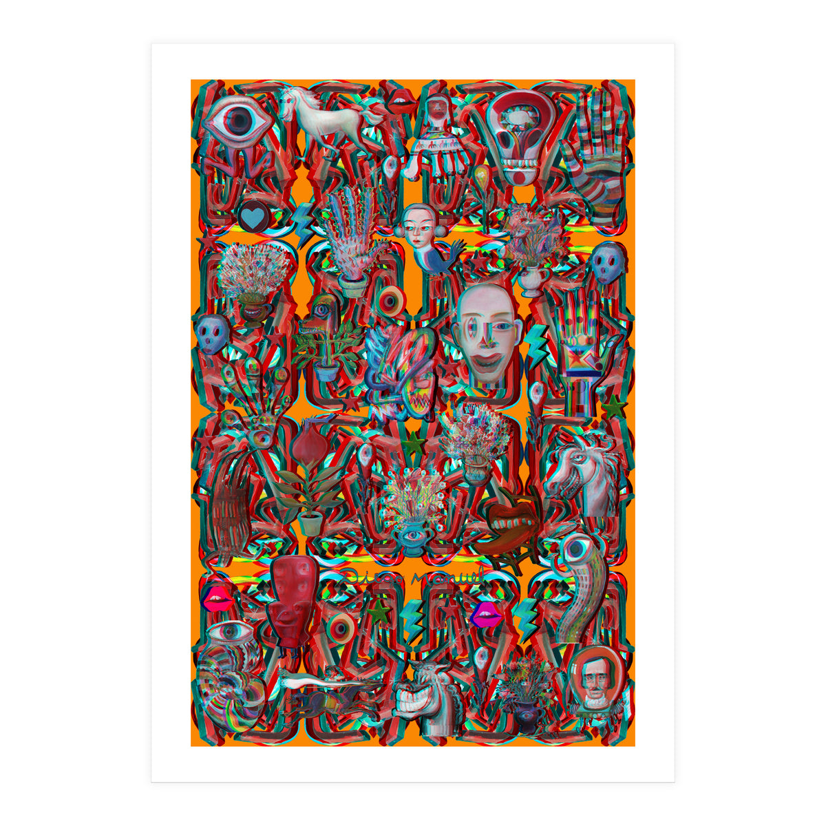 Formas 14 34 3d And Pop 2 (Print Only)