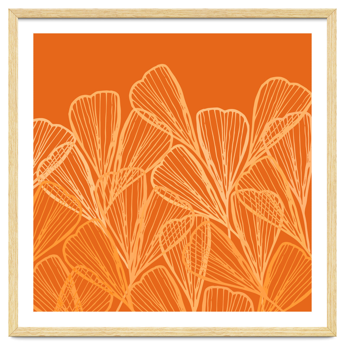 Coastal Orange Flora