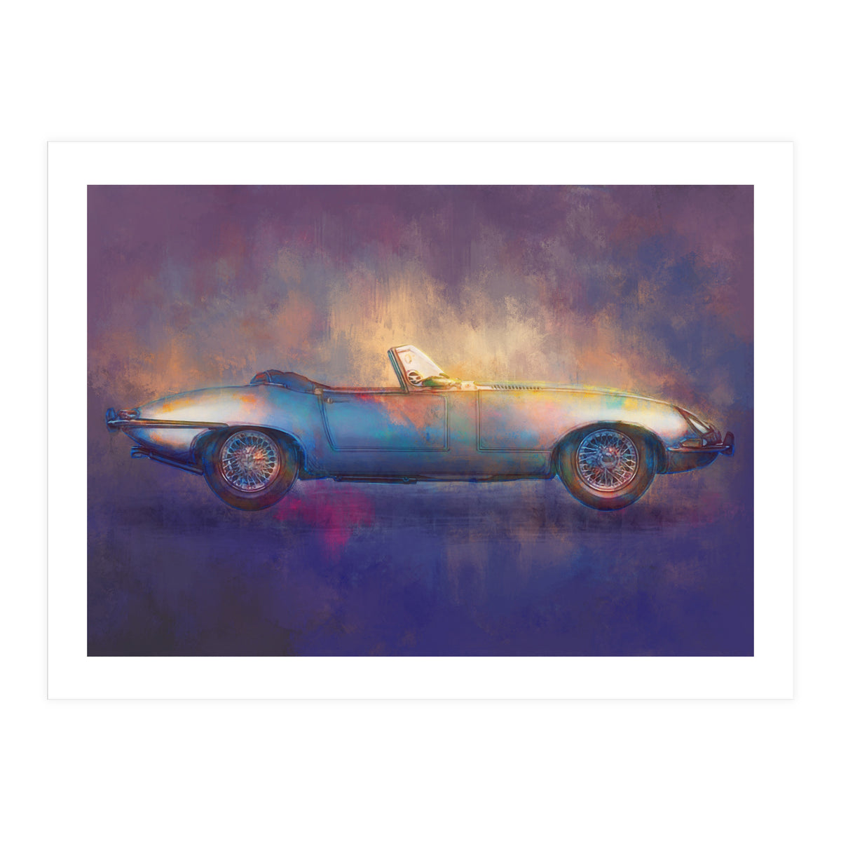 Jaguar E Type (Print Only)