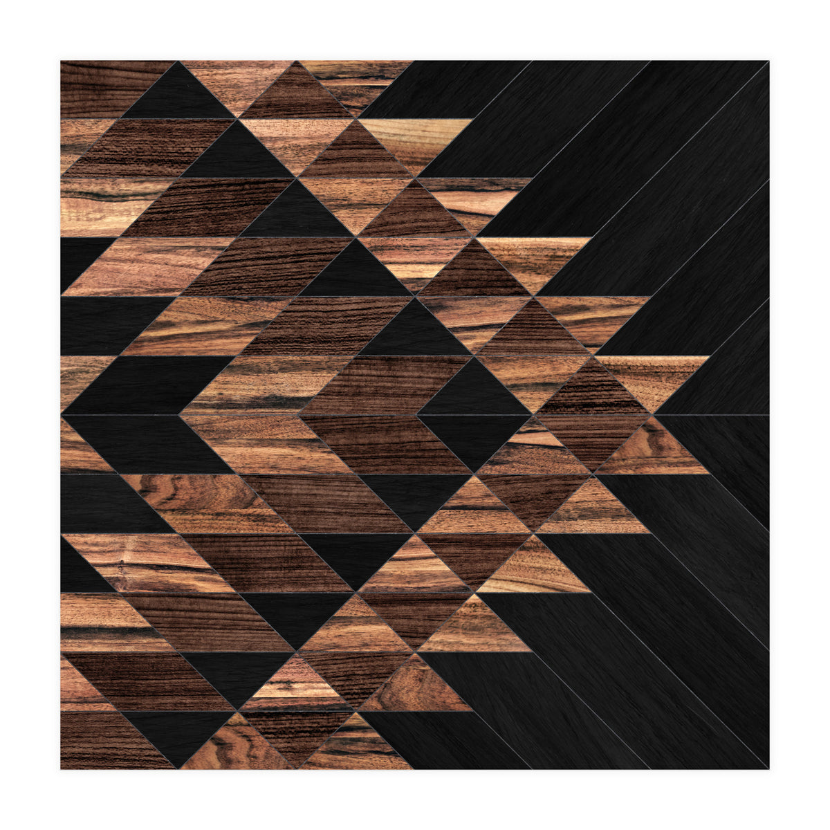 Urban Tribal Pattern No.11 - Aztec - Wood (Print Only)
