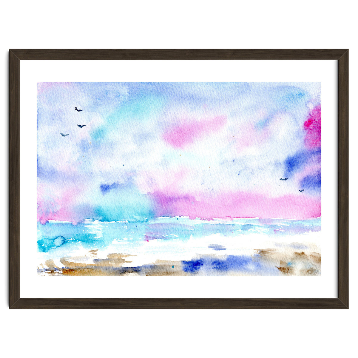 Tenderness of the sea || watercolor
