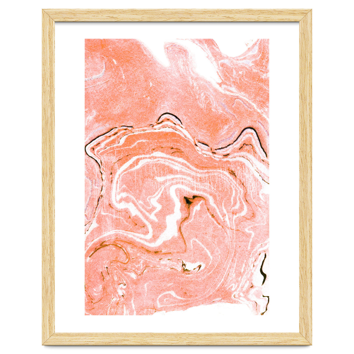 Coral Blush Marble