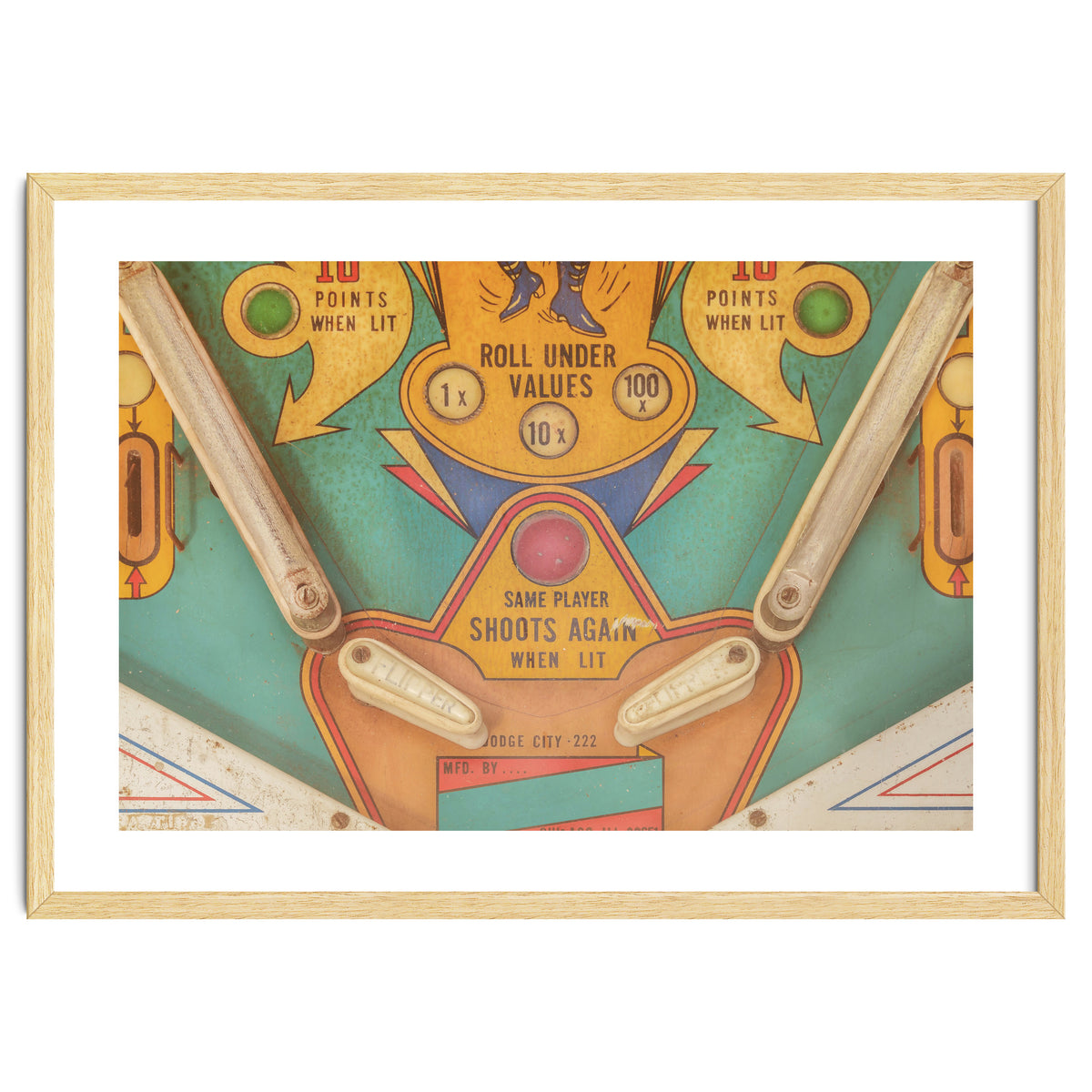 The vintage Pinball Machine