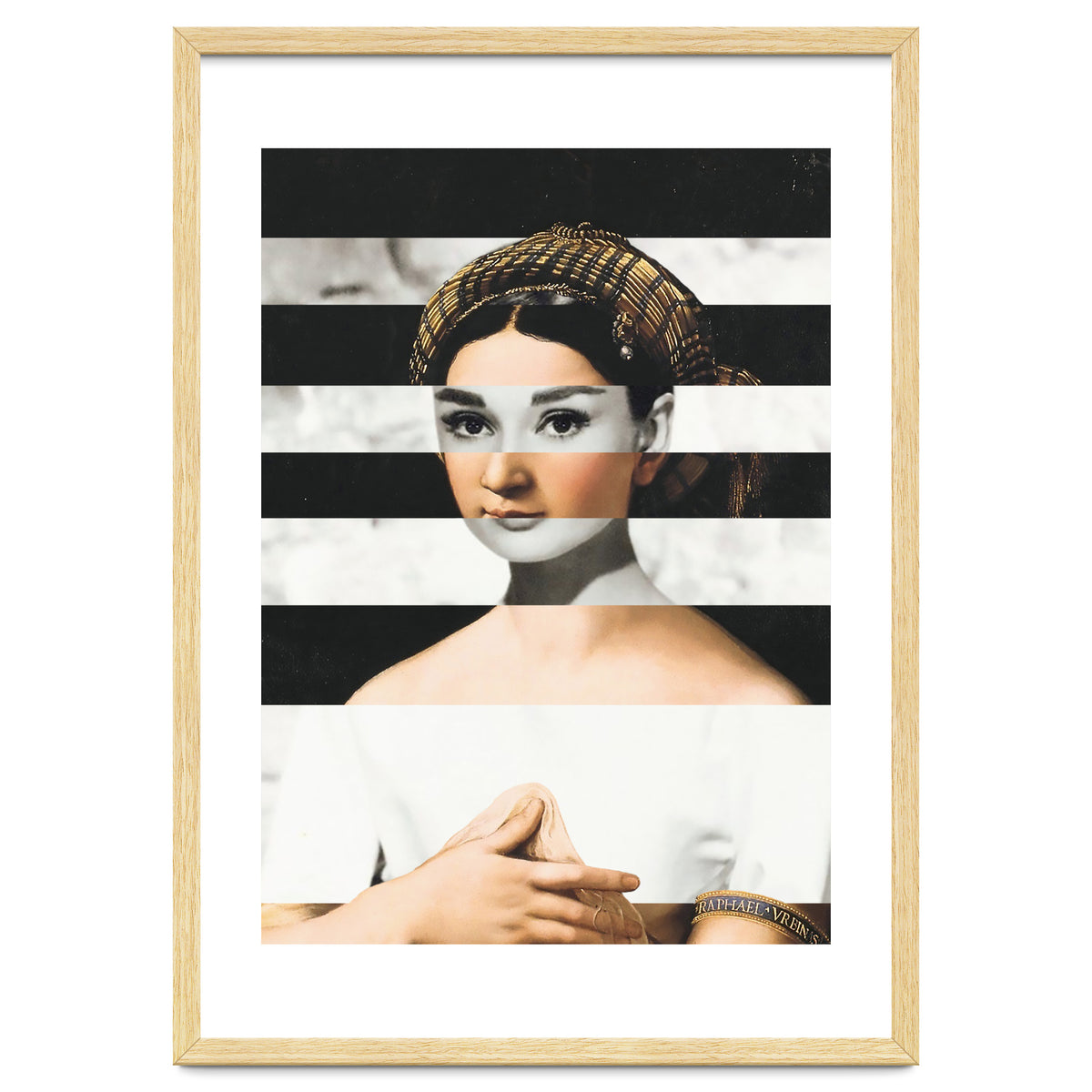 Raphael's La Fornarina & Audrey Hepburn