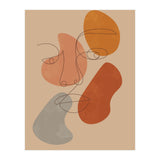 Feminine Line Art Boho Woman Face (Print Only) thumbnail