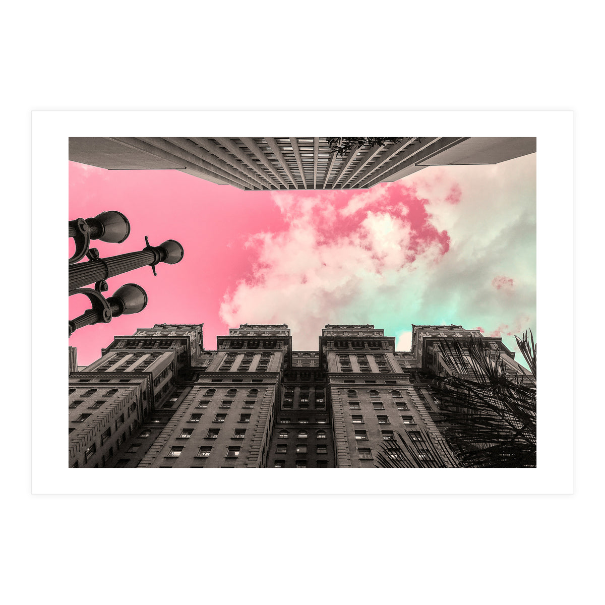 Pink Sky in São Paulo - Martinelli building (Print Only)