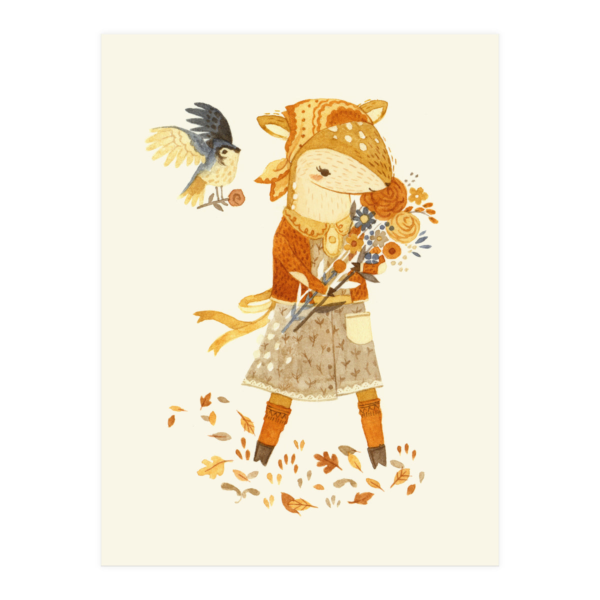 Dakota The Daisy Deer (Print Only)