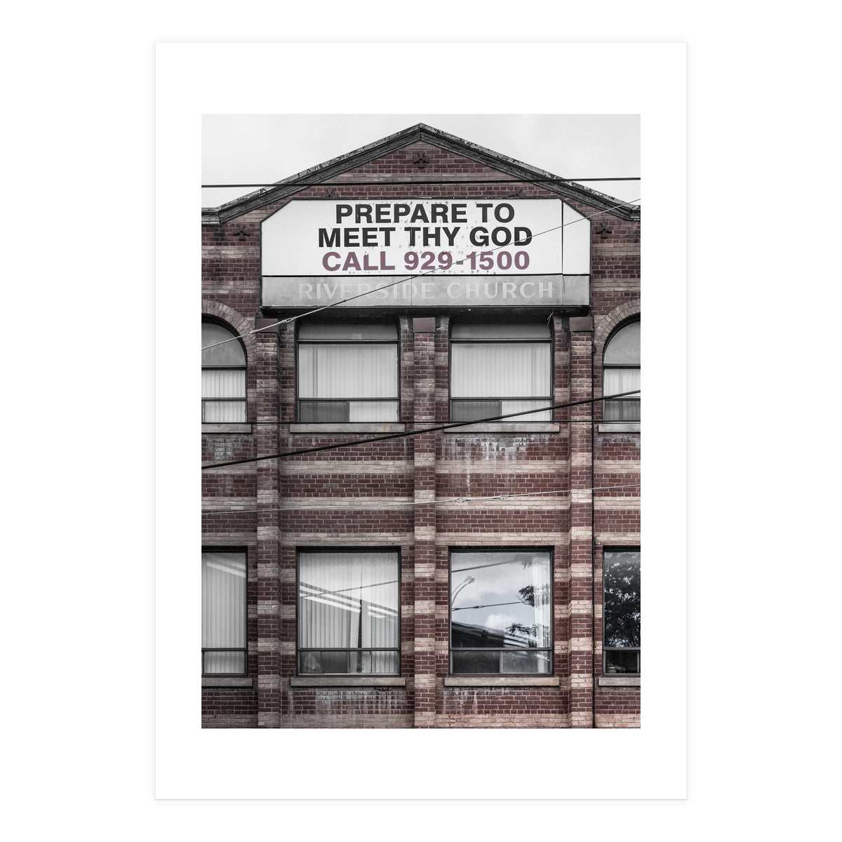 King Street East Methodist Church No 2 Color Version (Print Only)