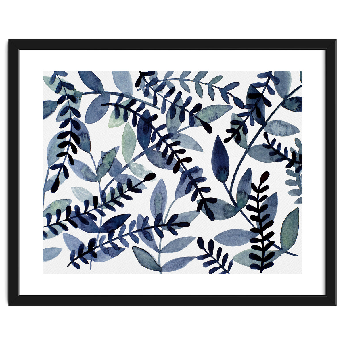 Simple indigo branches