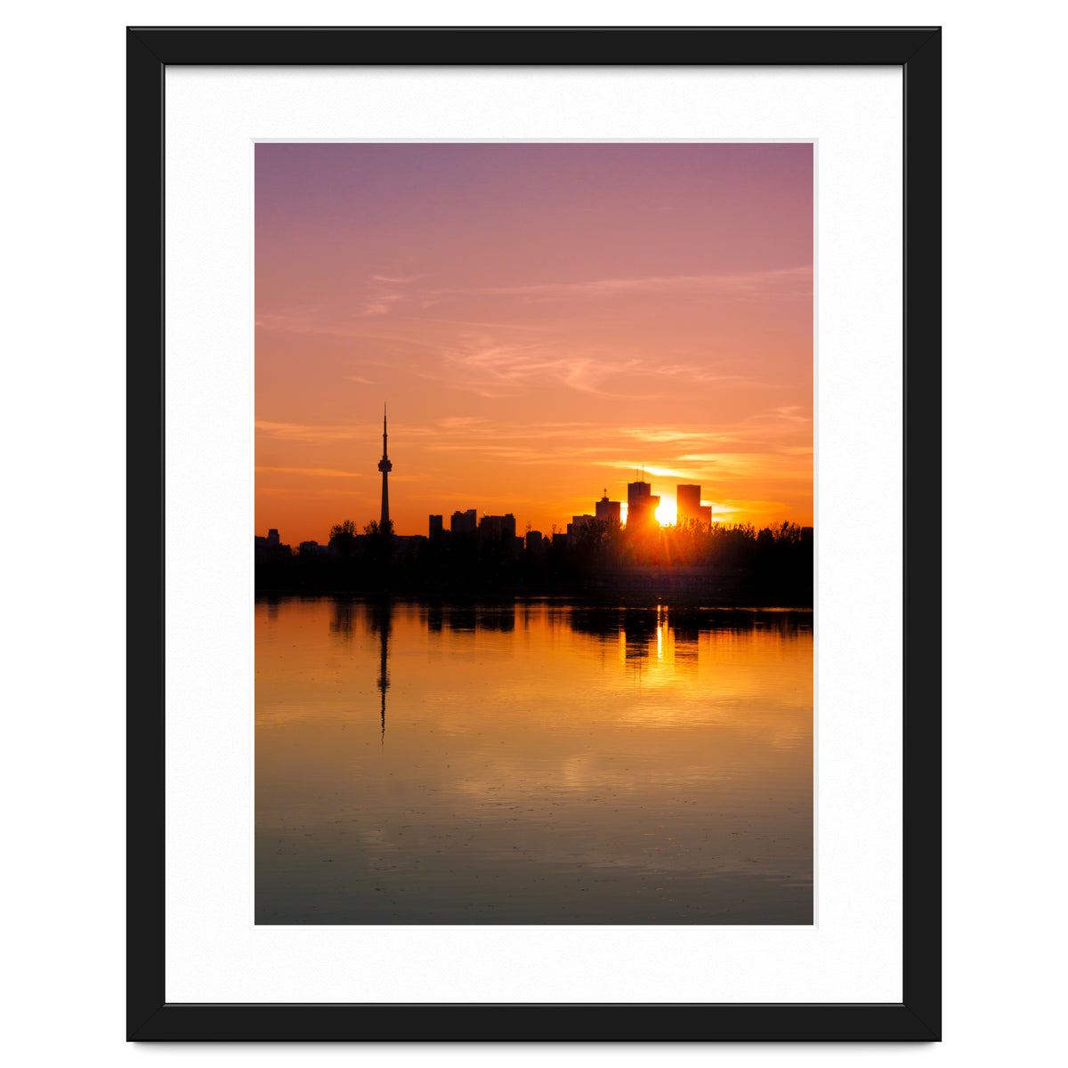 Leslie Street Spit Toronto Canada Sunset