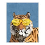 Hip Hop Tiger Yellow and Blue (Print Only) thumbnail