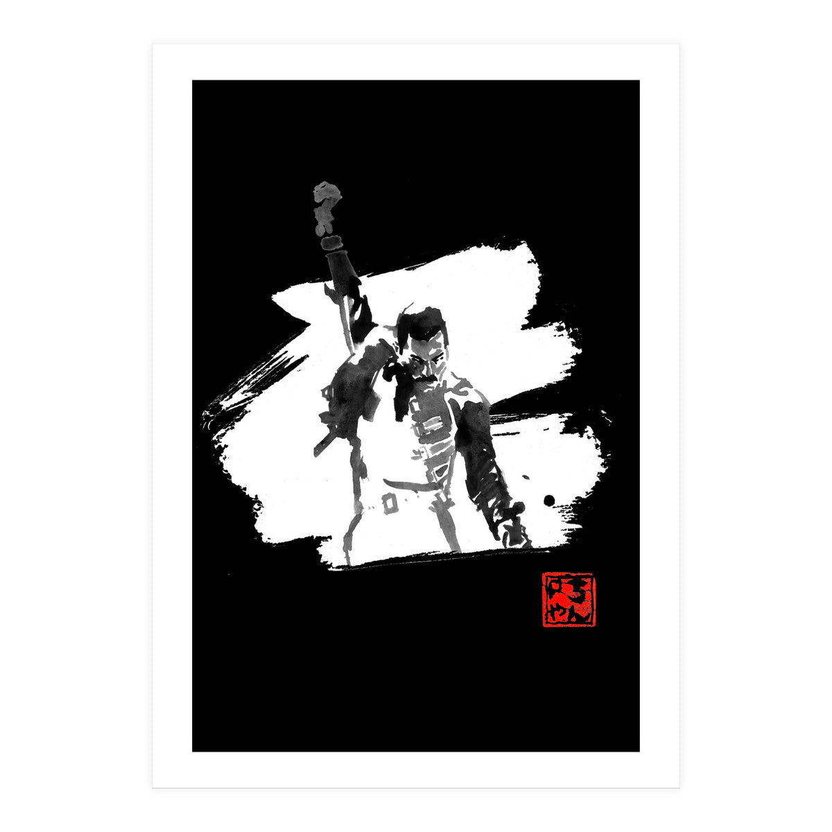 freddie in white (Print Only)