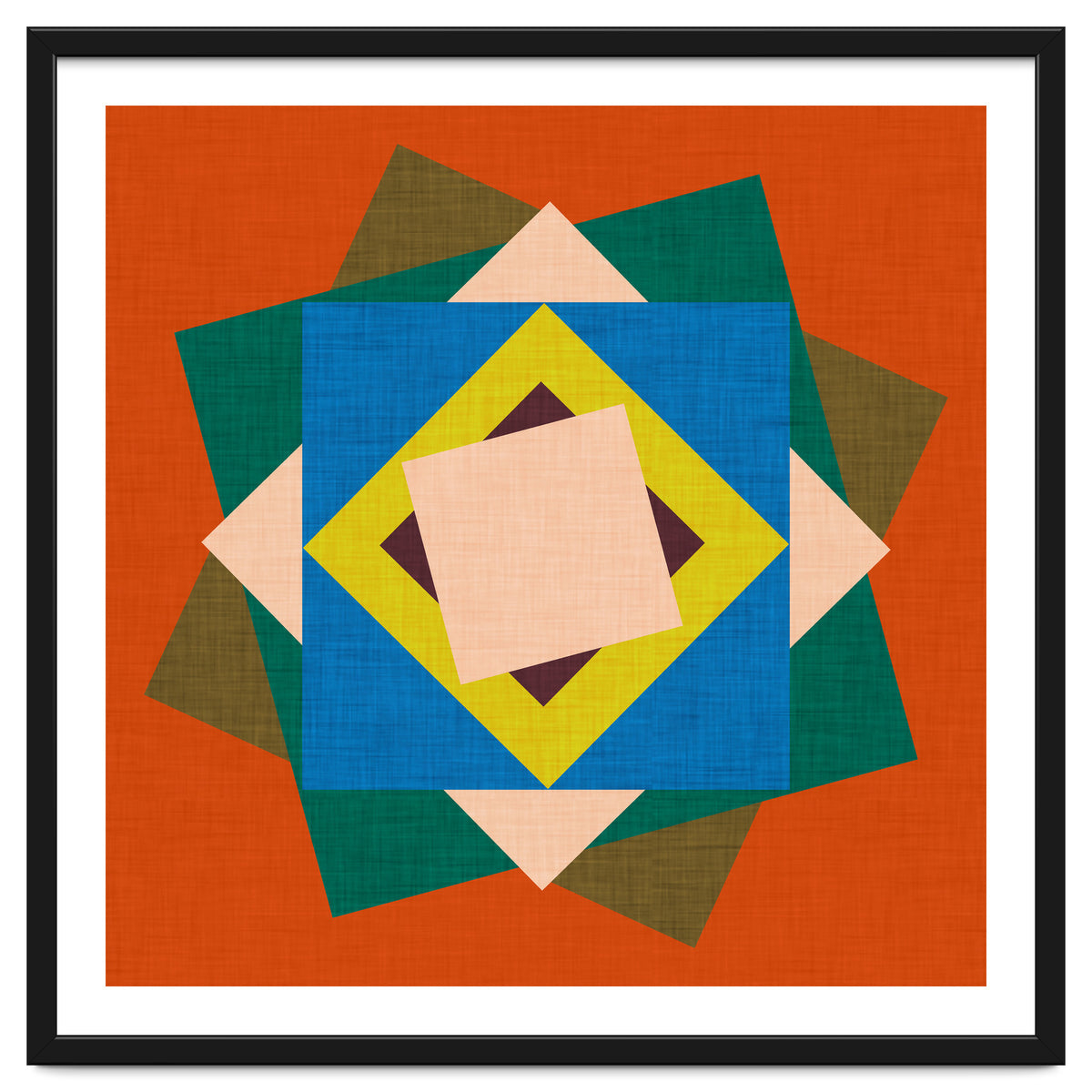 Kilim Floral Orange