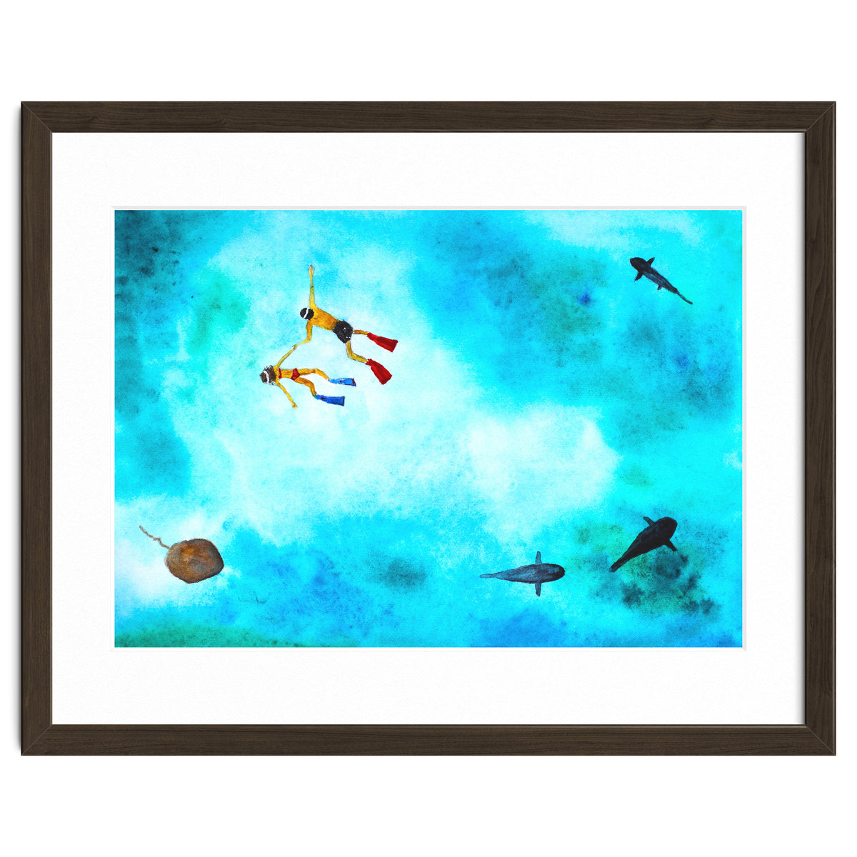 One summer day || watercolor