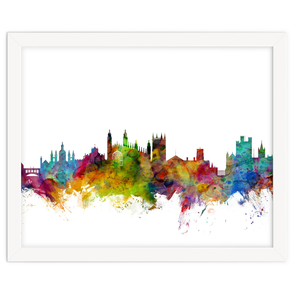 Cambridge England Skyline