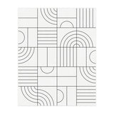 My Favorite Geometric Patterns No.19 - White (Print Only) thumbnail