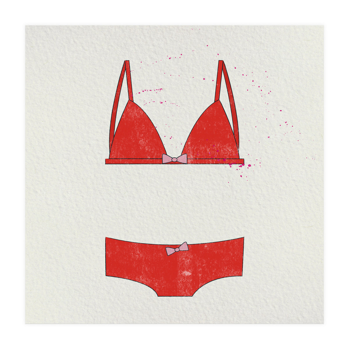 Bra and panties (Print Only)