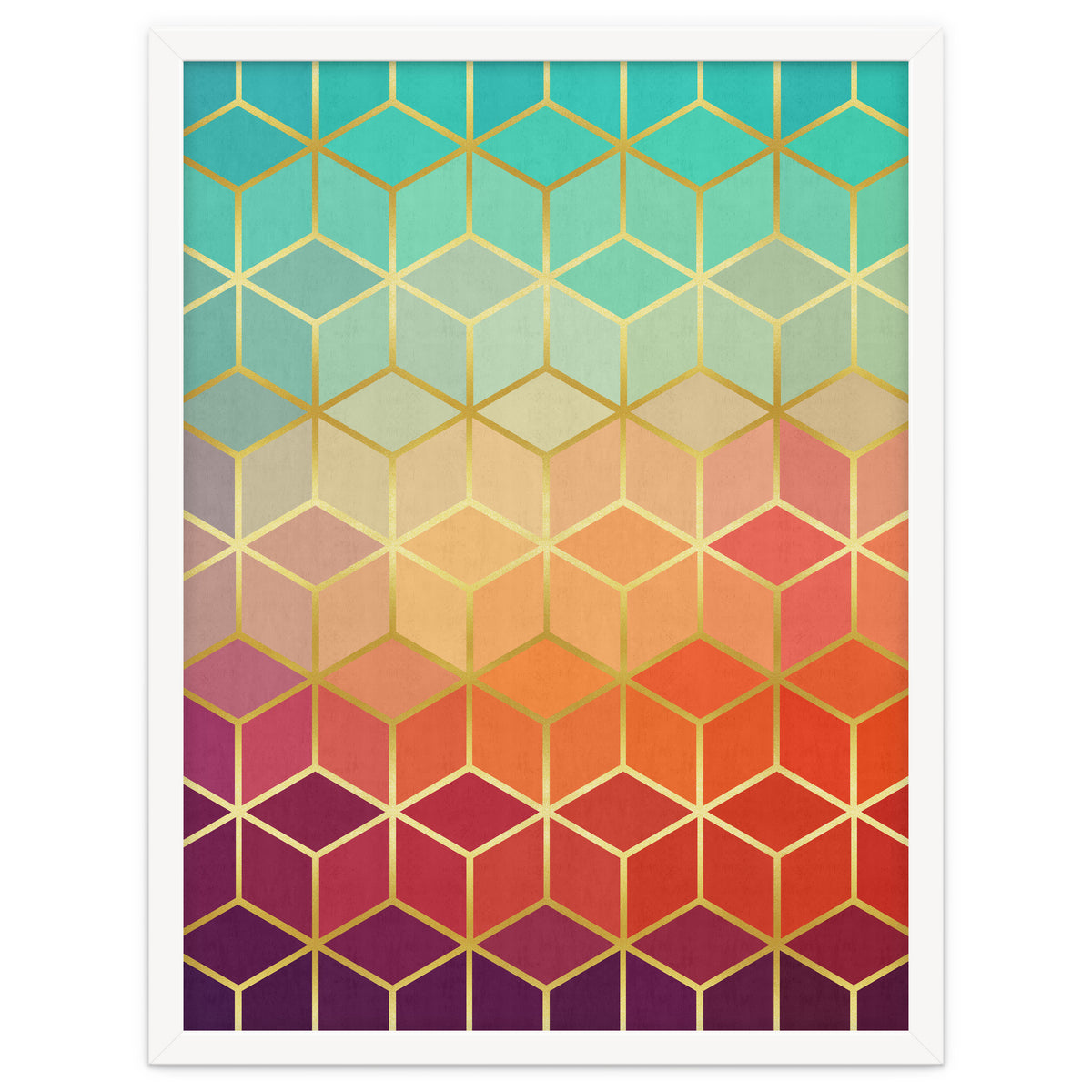 Colorful and golden pattern II