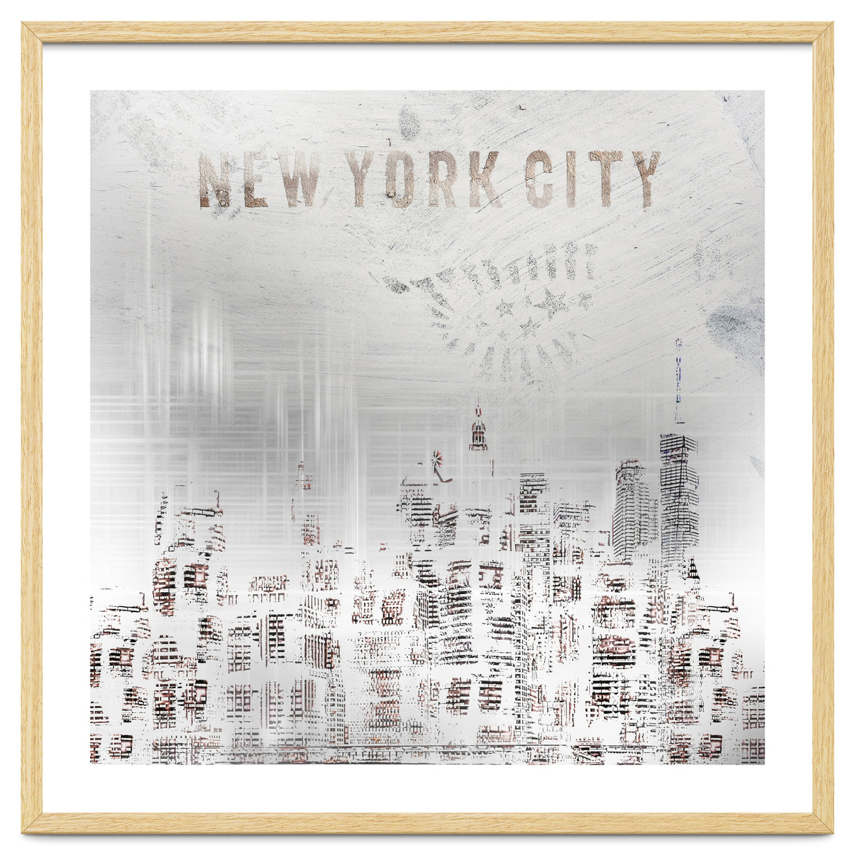 MODERN ART New York City Skylines