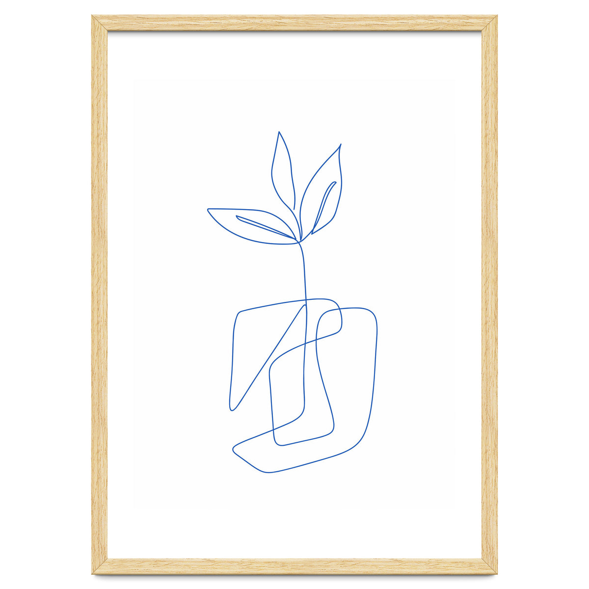 One Line Art Botanical II