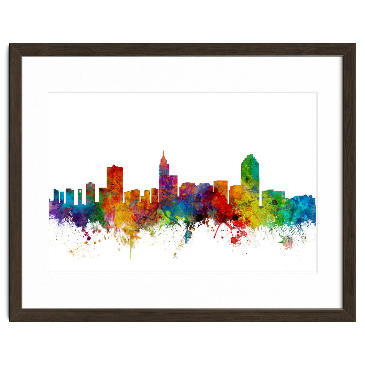 Raleigh North Carolina Skyline
