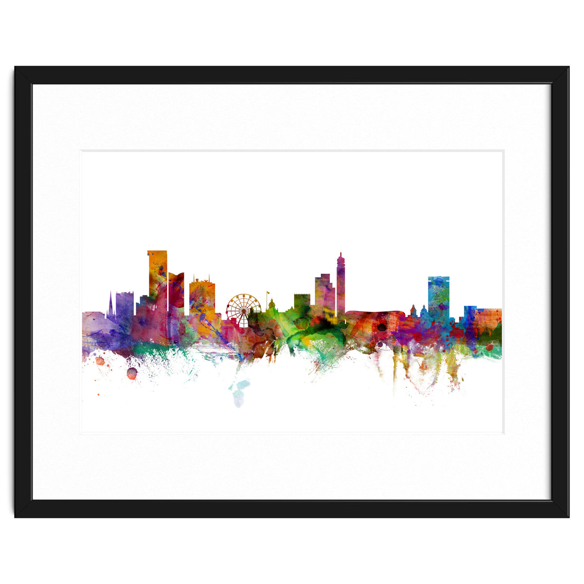 Birmingham England Skyline