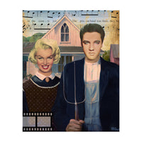 Tribute to Marilyn and Elvis (Print Only)