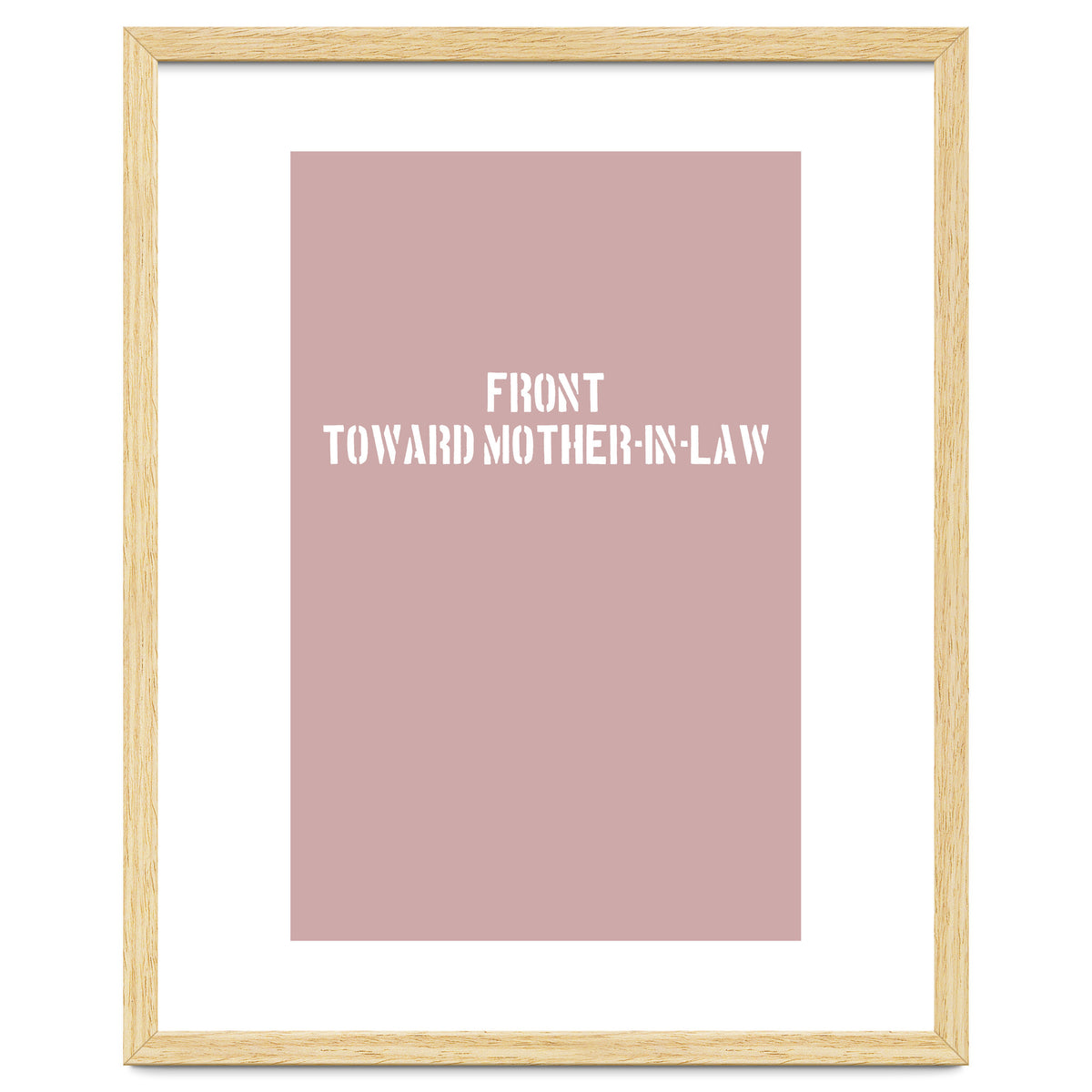 TOWARD MOTHER-IN-LAW