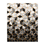 Marble Cubes - Black and White (Print Only) thumbnail