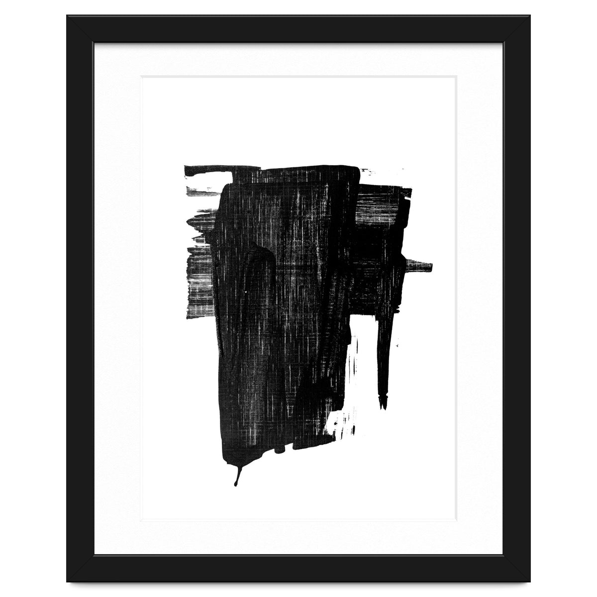 Minimalist Textured Brushstroke Art #2