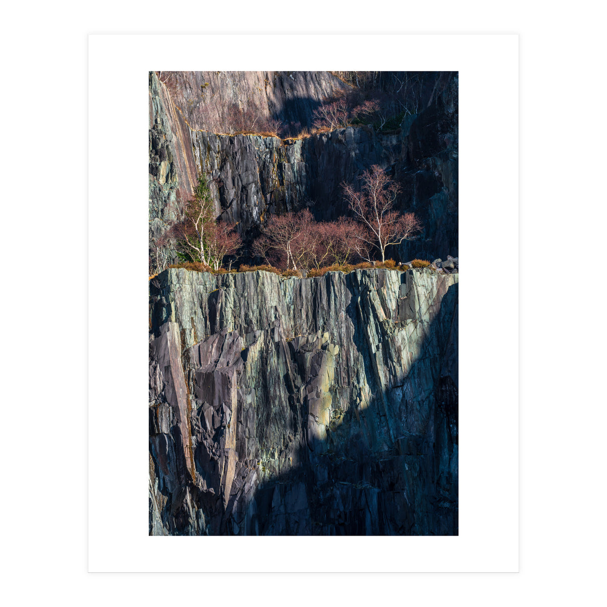 Dinorwic slate quarries in Llanberis, Wales, 1. (Print Only)