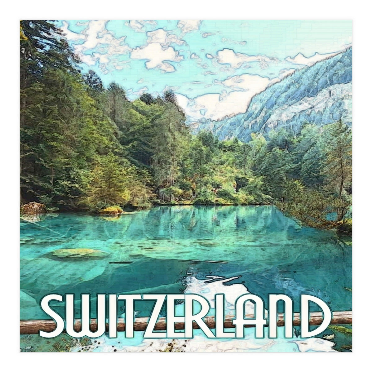 Blausee Naturpark, Switzerland. (Print Only)