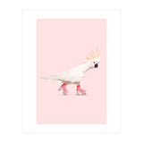 Rollerskating Cockatoo (Print Only) thumbnail