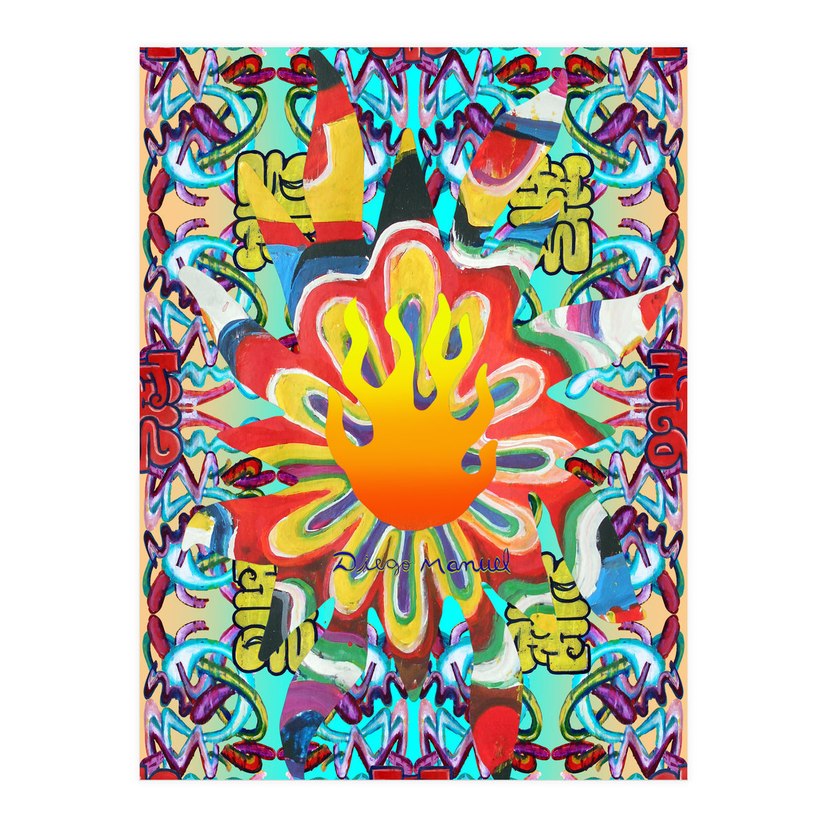 Fuego Y Graffiti 39 (Print Only)