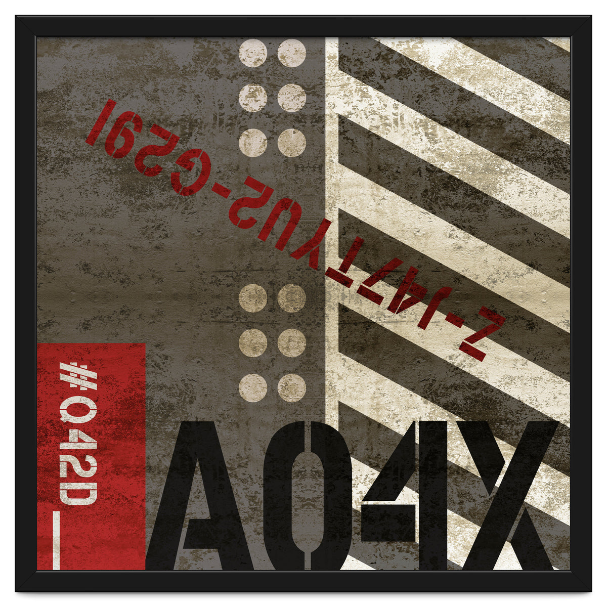 Abstract Industrial Grey Stripes