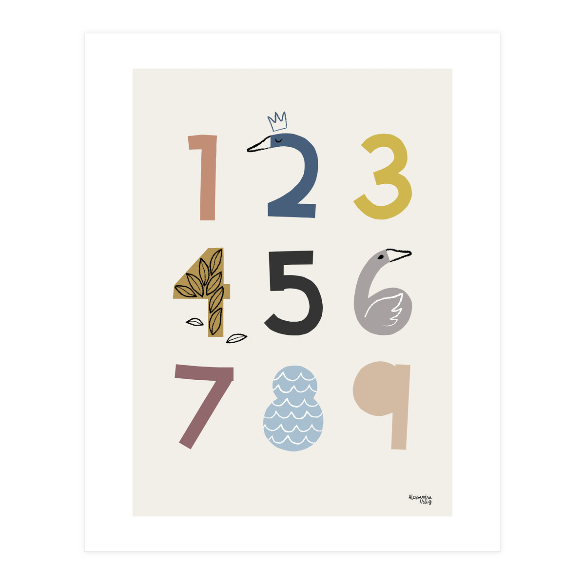 Numbers & Swans (Print Only)