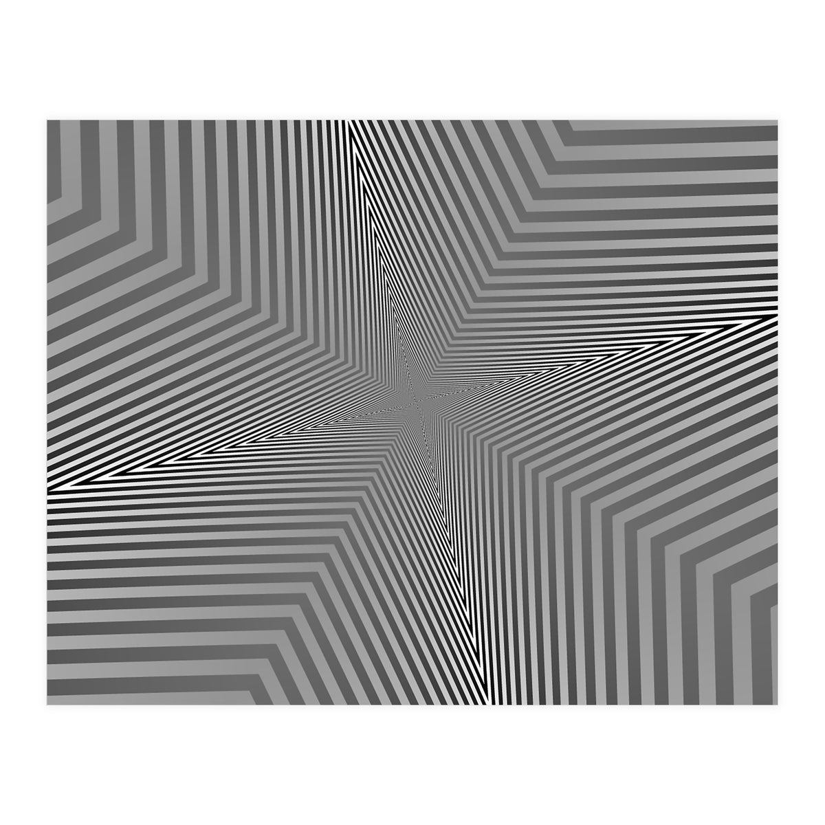 Abstract Triangle Pattern Geometric  (Print Only)