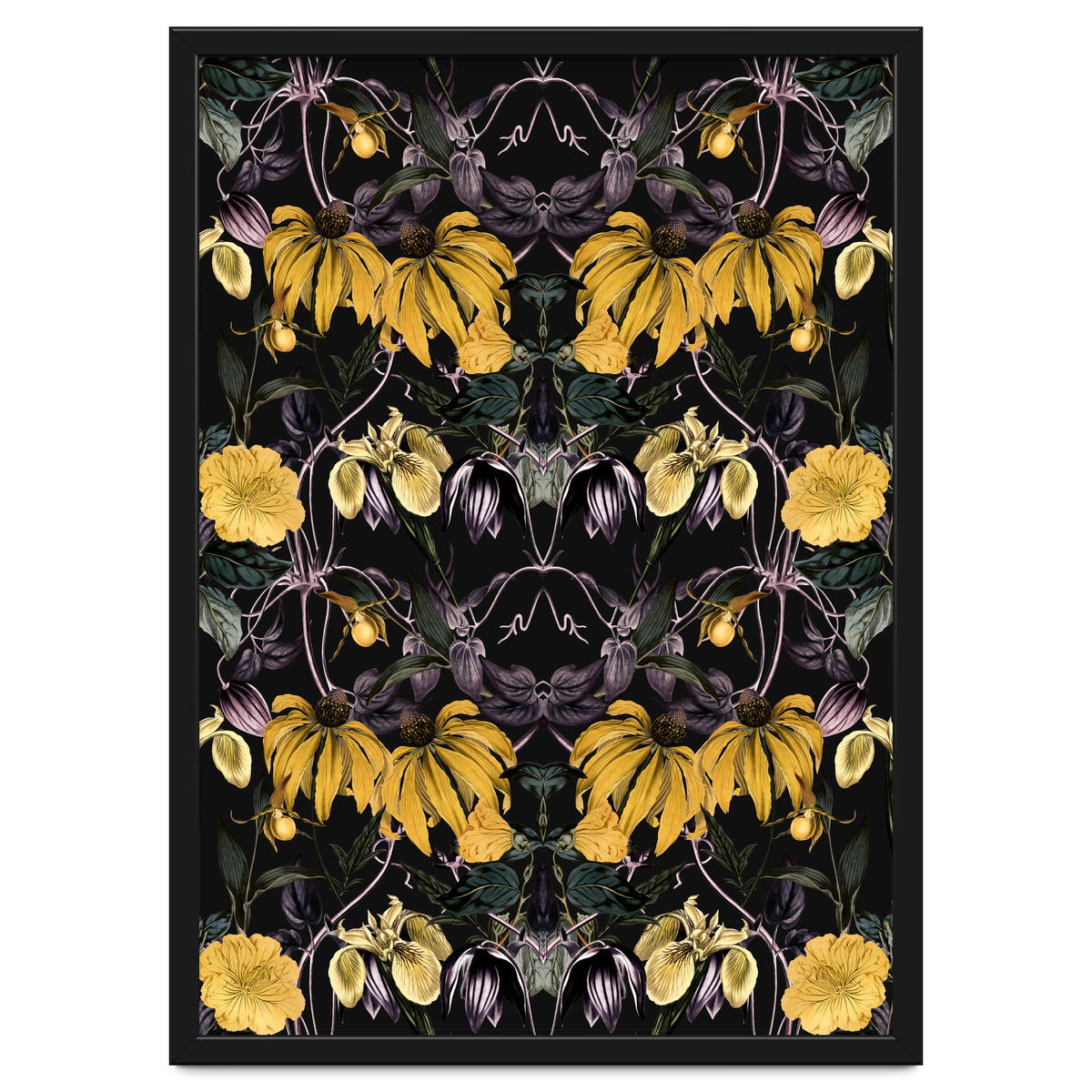 Nocturnal botanical garden kaleidoscope